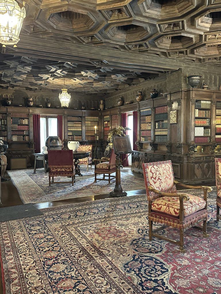 The Library of Hearst Castle at San Simeon