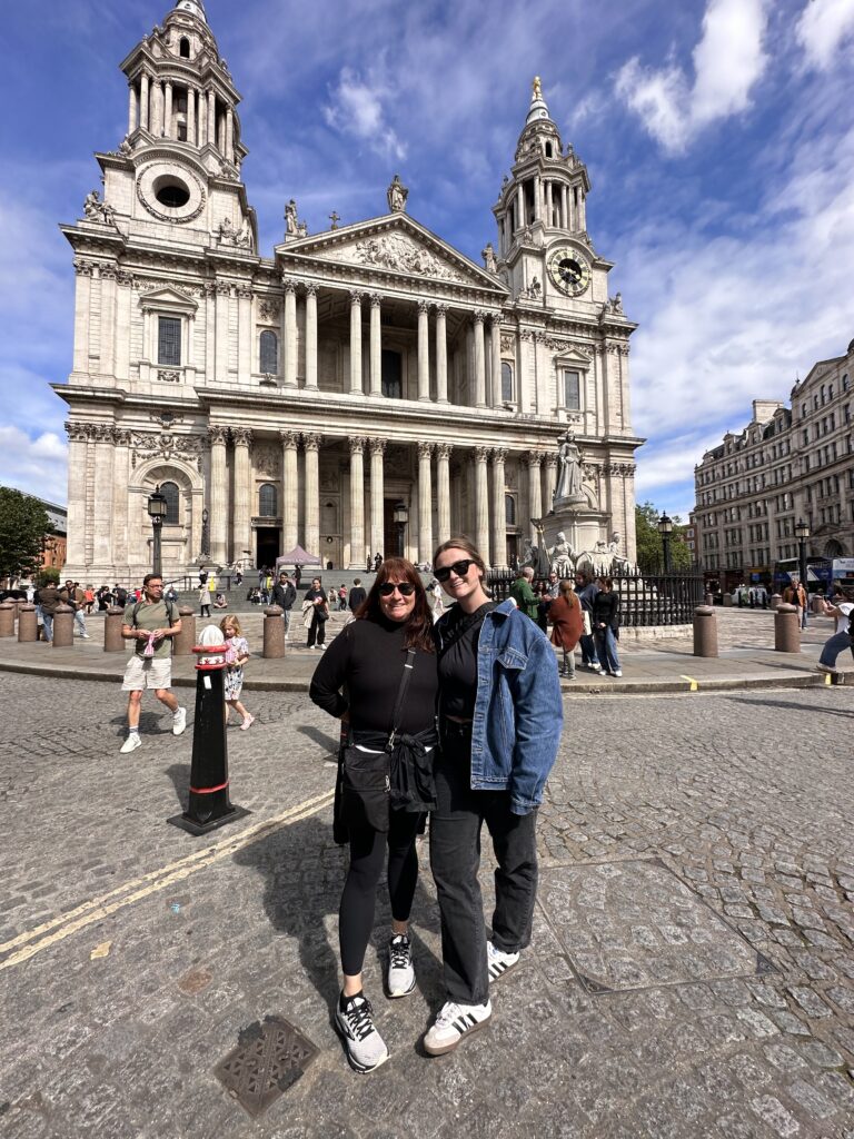 Kate and I in London